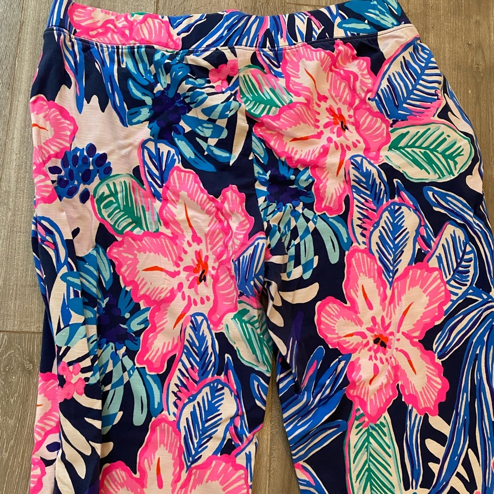 Lilly Pulitzer floral leggings with elastic waist - Picture 7 of 7